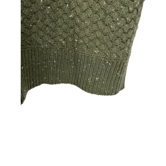 Lane Bryant Womens Basketweave Knit Green Dolman Sleeve Sweater Size 22/24 - Picture 3 of 9